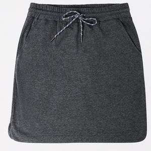 Maurices Gray Terry Cloth Skirt